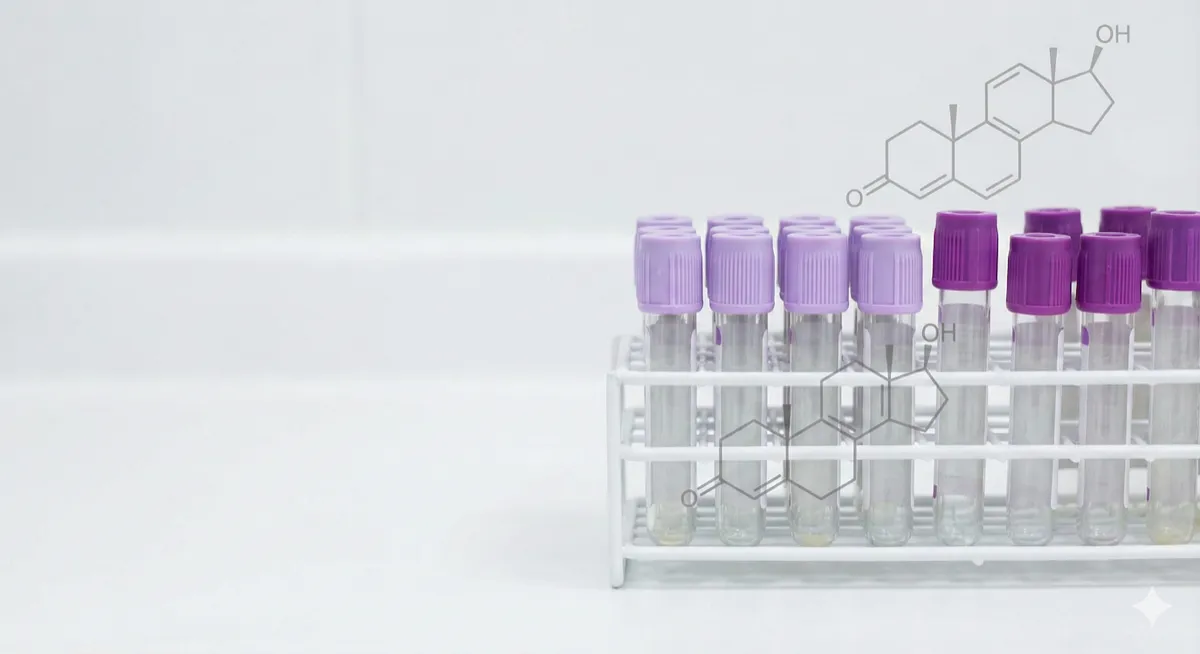 Hormone testing blood vials