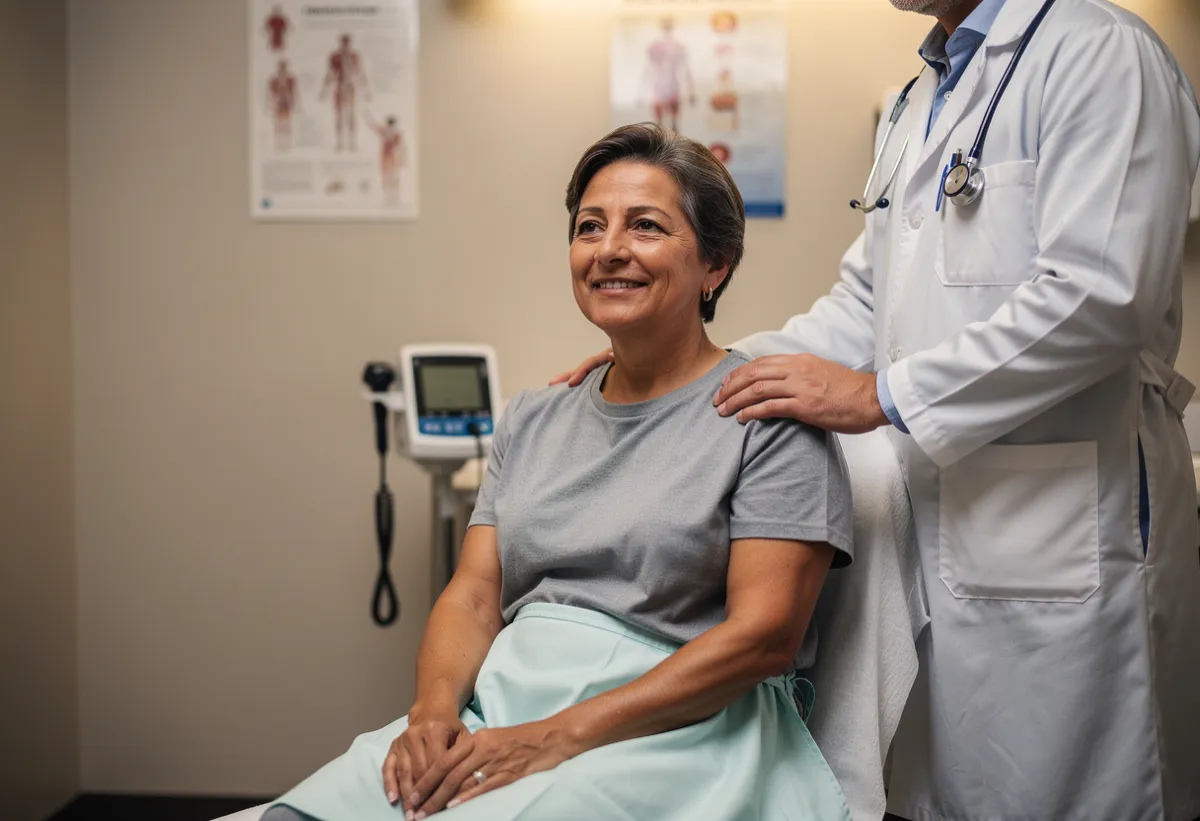 Patient during wellness consultation